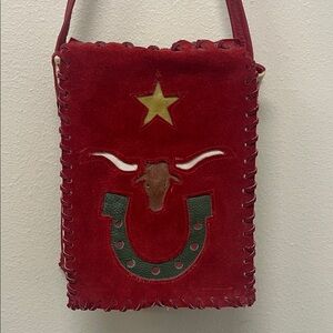 Leather Small Western Shoulder Bag